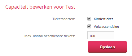 Ticketsoort