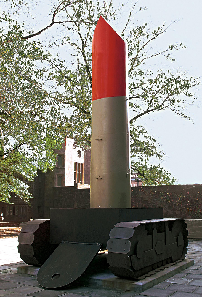 Claus Oldenburg, LIPSTICK (ASCENDING) ON CATERPILLAR TRACKS – Things I Read