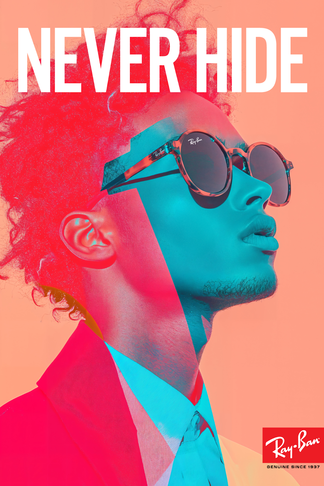 Image from the Ray-Ban’s Bold Reimagination of Poster Design article on Abduzeedo