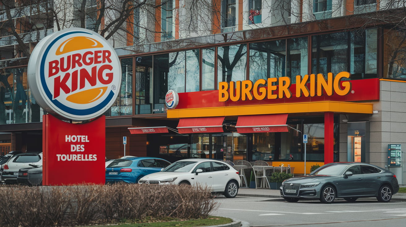 Burger King Near Hotel des Tourelles in Geneva
