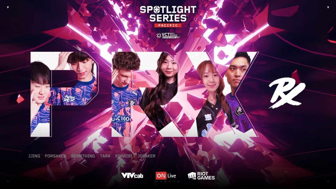 Đội hình Paper Rex tại VCT Pacific Spotlight Series