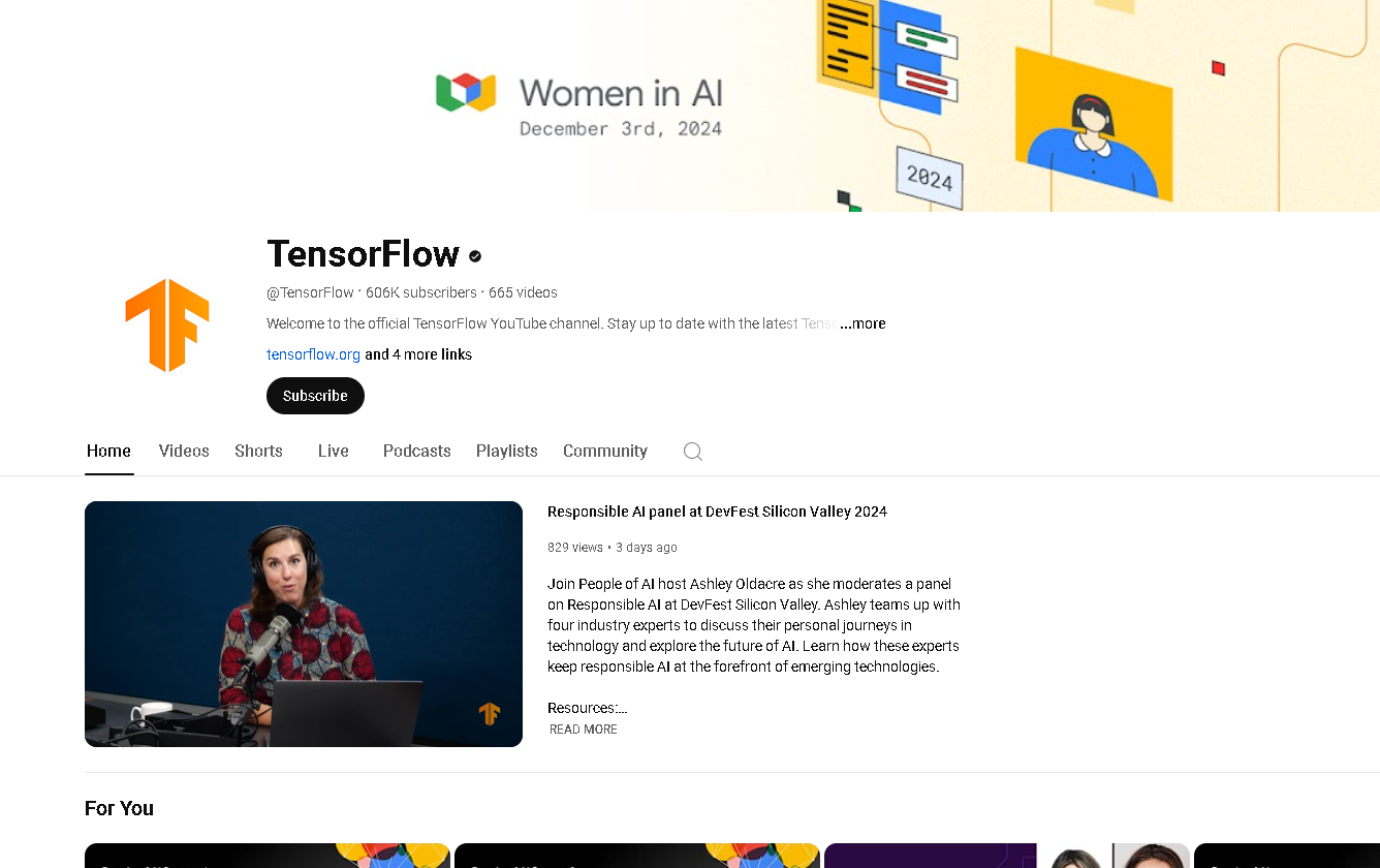Top 5 YouTube Channels for Learning AI and Machine Learning Online. 3