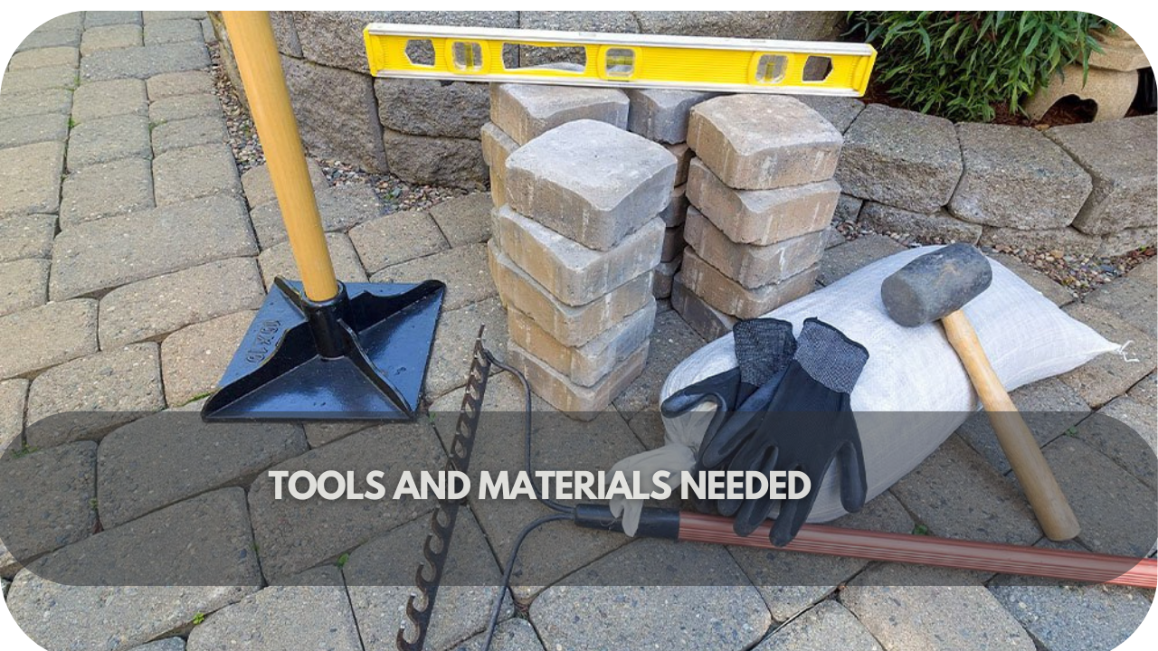 How to Repair Sinking Patio Pavers: Tools and Materials Needed