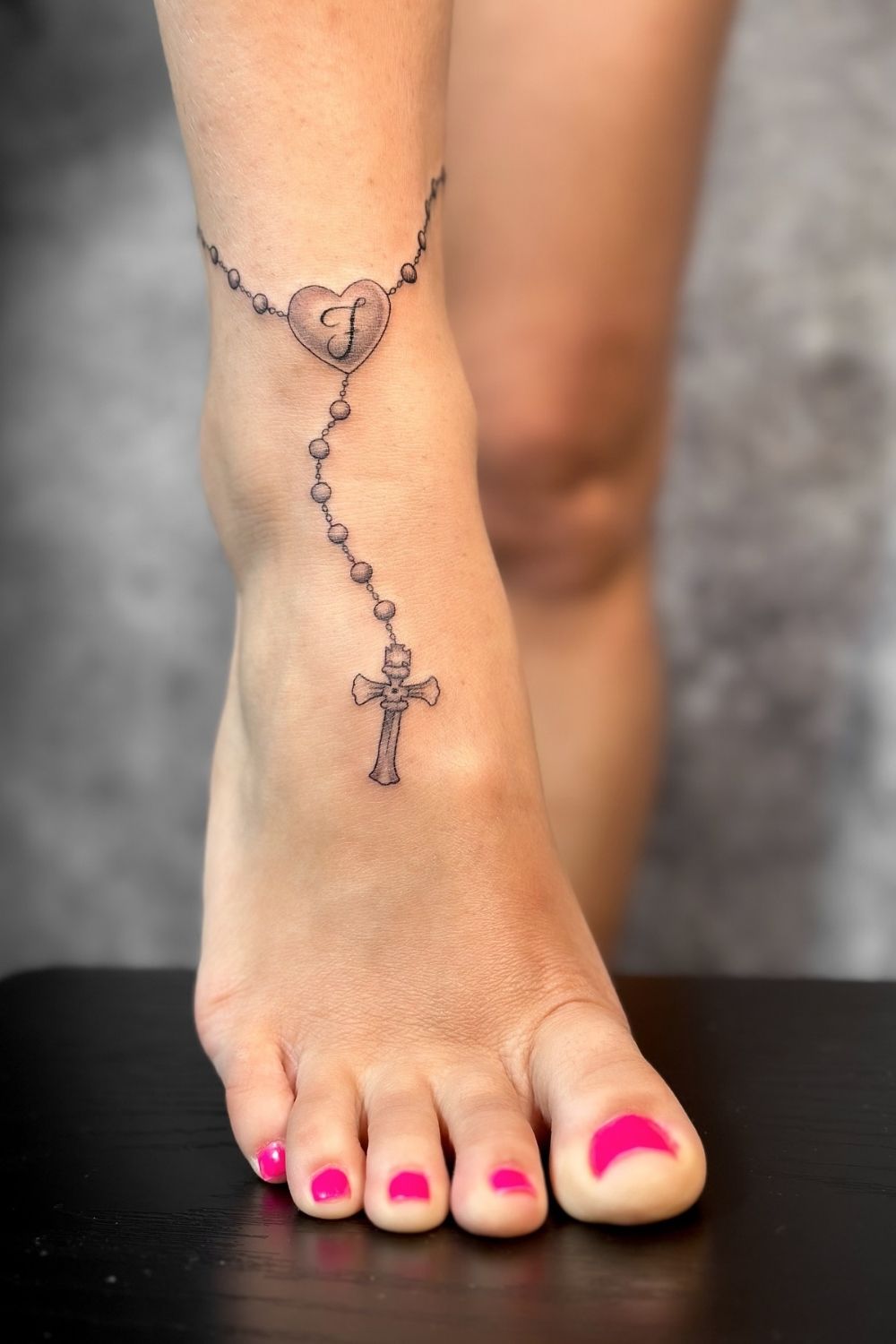 Cross Foot Tattoos: