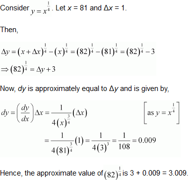 chapter 6-Application Of Derivatives Exercise 6.4