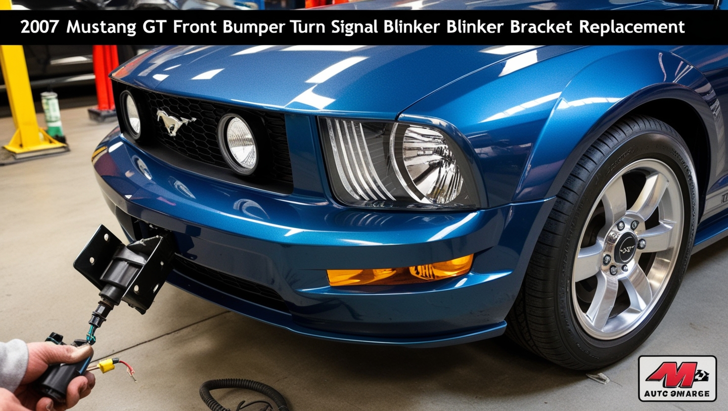 2007 Mustang GT Front Bumper Turn Signal Blinker Bracket Replacement