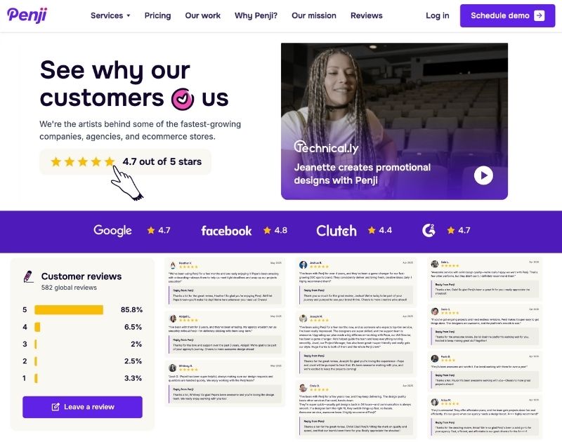 Graphic Design Services for Startups Penji reviews
