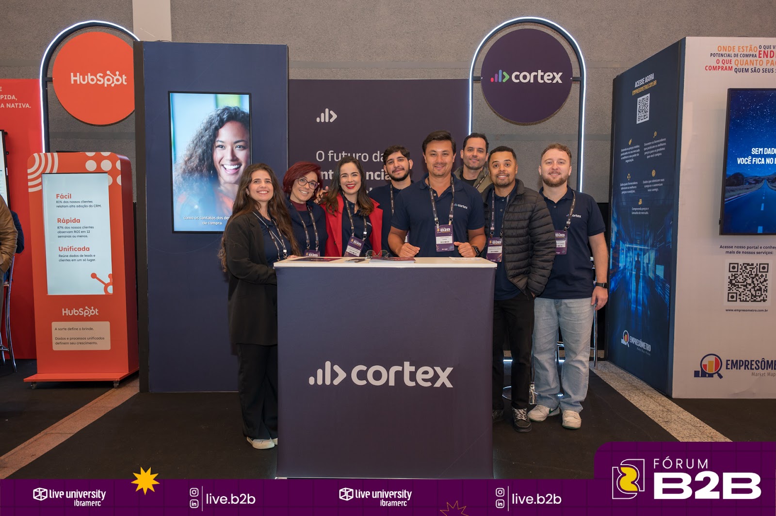Time da Cortex no Forum B2B