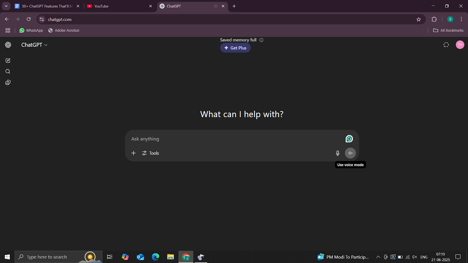 ChatGPT features 101: Voice mode feature available in chatgpt
