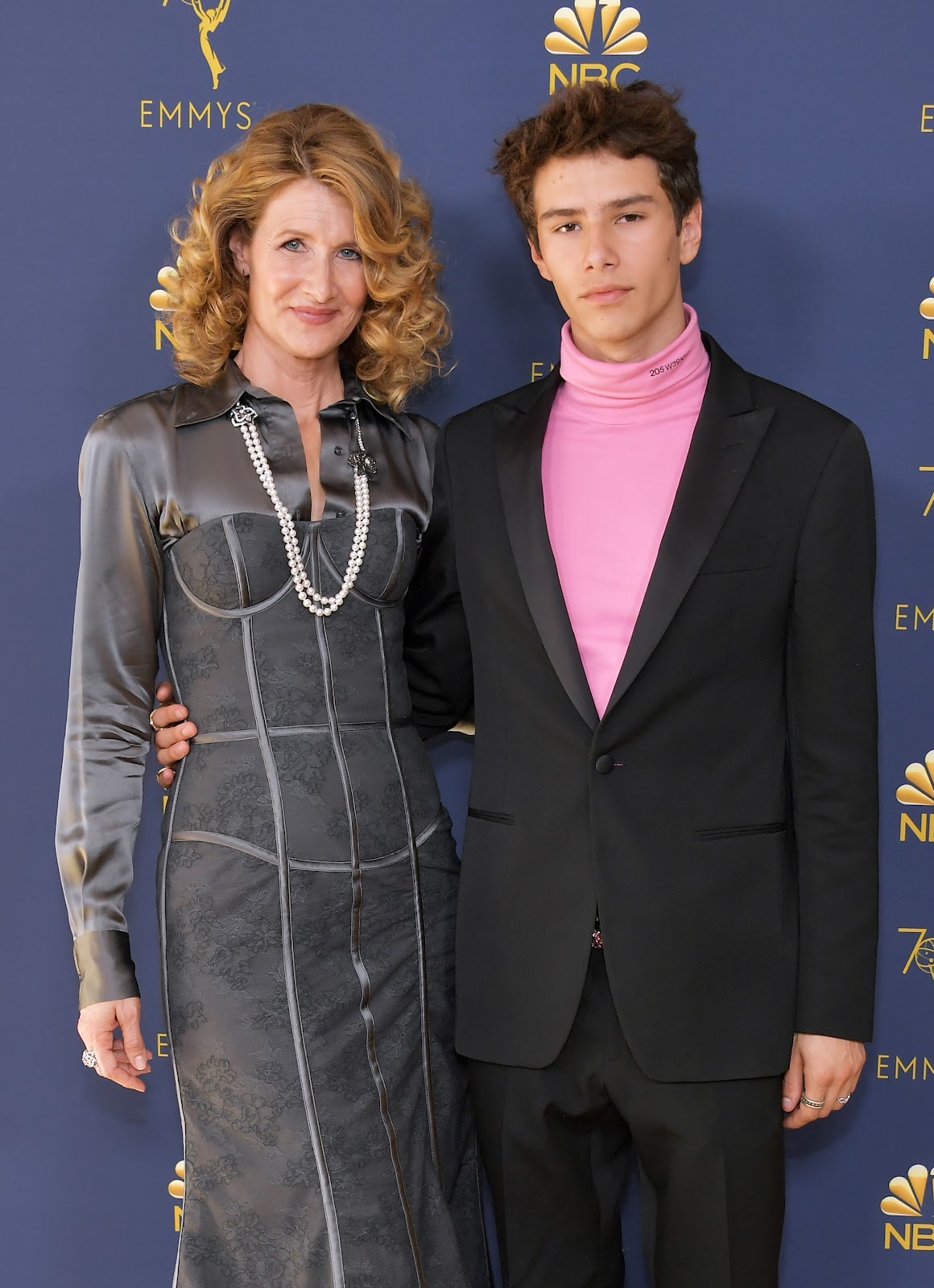 Laura Dern and Ellery Harper attend the 70th Emmy Awards on September 17, 2018, in Los Angeles, California. | Source: Getty Images