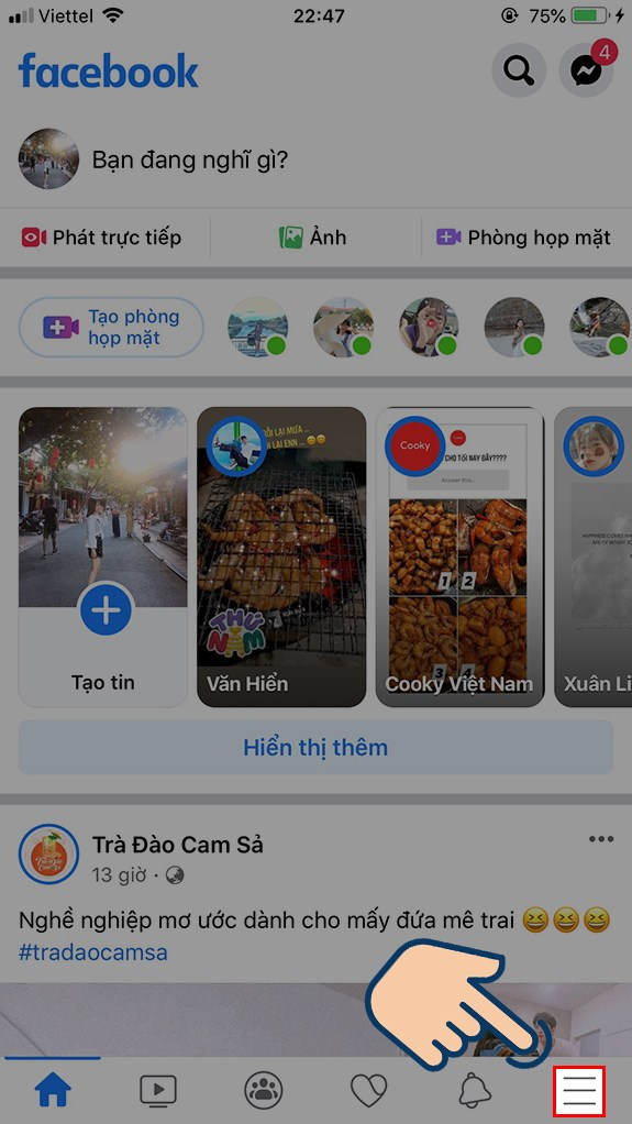 Tặng Sao Trên Facebook