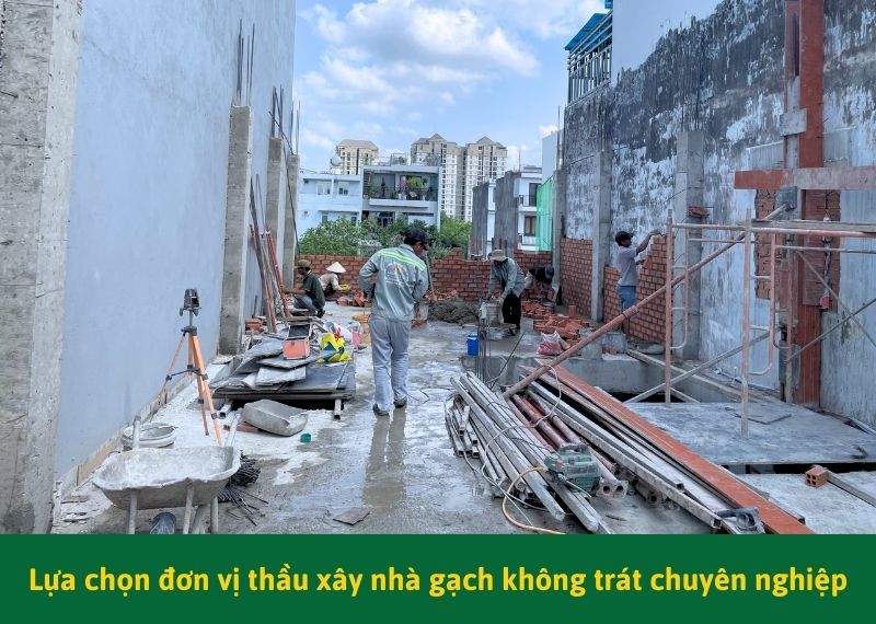 Lựa chọn đơn vị thầu thi công nhà gạch mộc Xây dựng Nhất Tín