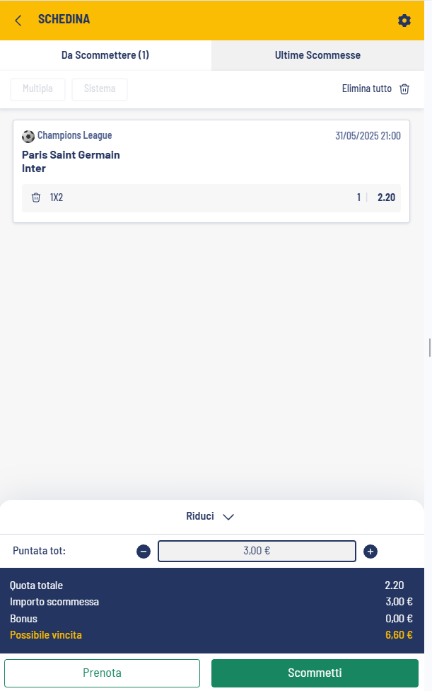 Eurobet codice promozionale