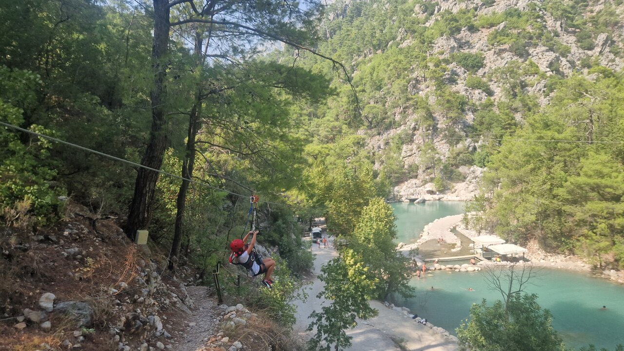 Hiking and Zip-Lining in Göynük Canyon Park