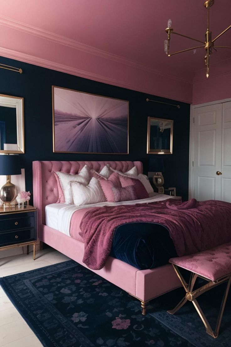 colour combination in bedroom walls