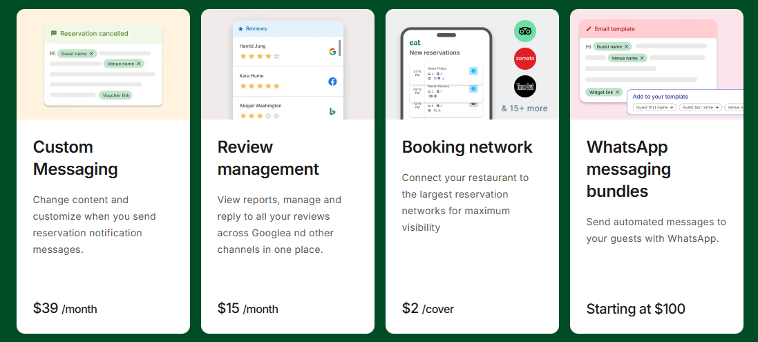 Eat App pricing plans