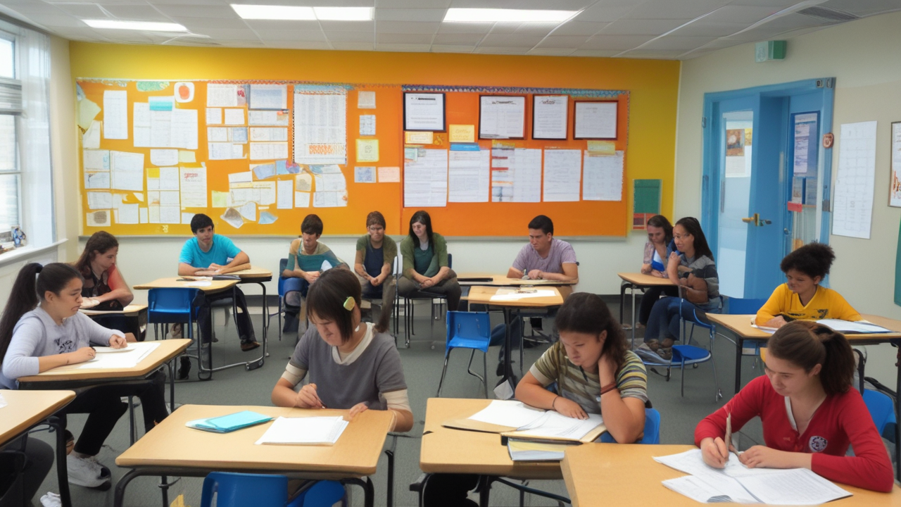 Students engaging in IB activities
