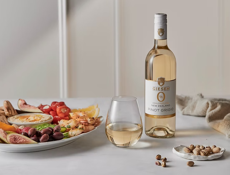 No-Calorie Wine Alternative: Dealcoholized Pinot Grigio