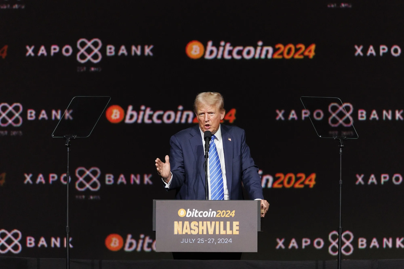 <a href="https://www.bloomberg.com/news/articles/2024-08-29/trump-says-he-ll-announce-a-plan-to-make-us-the-crypto-capital-of-the-planet">Trump Says He’ll Announce a Plan to Make US the ‘Crypto Capital’ of the Planet - Bloomberg</a>