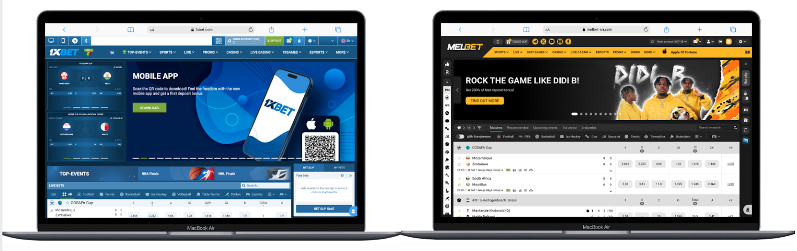Qui de 1xBet ou Melbet dispose de la meilleure interface ?
