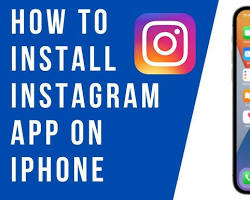 Изображение: Installing Instagram on iPhone