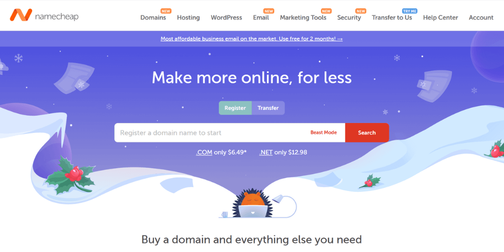 namecheap domain