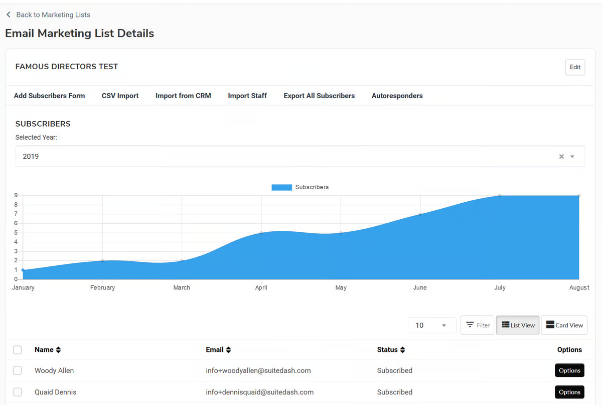 SuiteDash Email Marketing