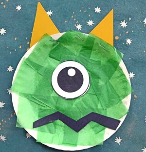 Paper Plate Monster Craft