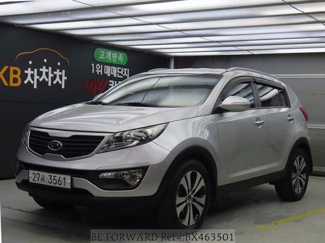 Kia Sportage
Silver
Left side front view