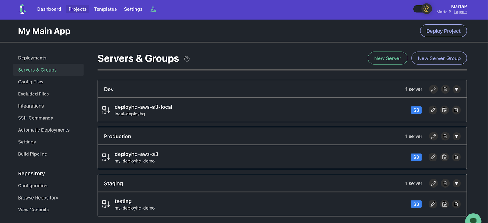 Servers and groups <a href='https://www.deployhq.com' class='brandLink brandLink--deployhq' data-blog='/blog/deploy'>DeployHQ</a> UI