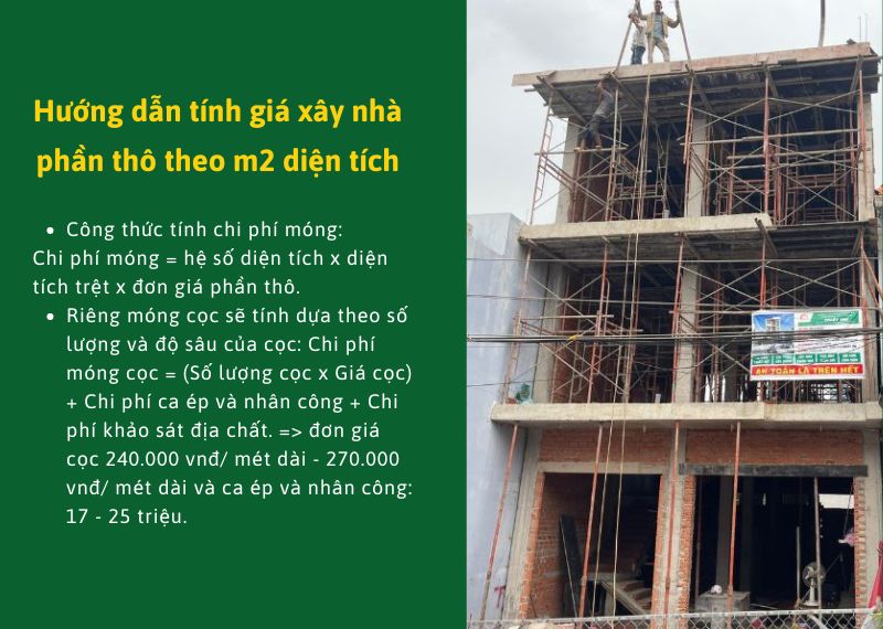Huong dan tinh gia xay nha phan tho theo m2 dien tich Nhat Tin