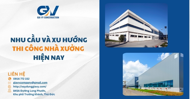 Dịch vụ thi công nhà xưởng uy tín tại TPHCM 1