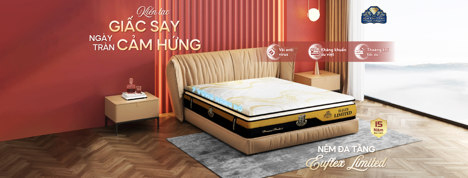 Top 5 thương hiệu nệm lò xo chất uy tín, chất lượng