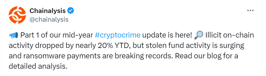 Surge in crypto thefts