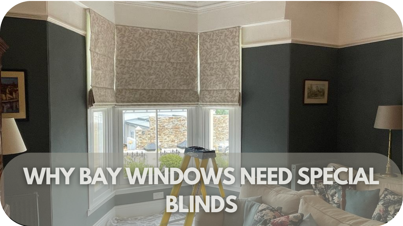 Special blinds for bay windows