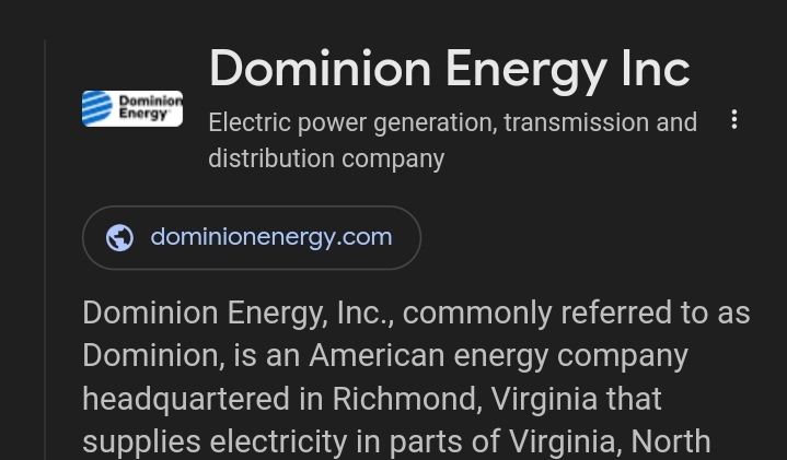 Dominion energy company 