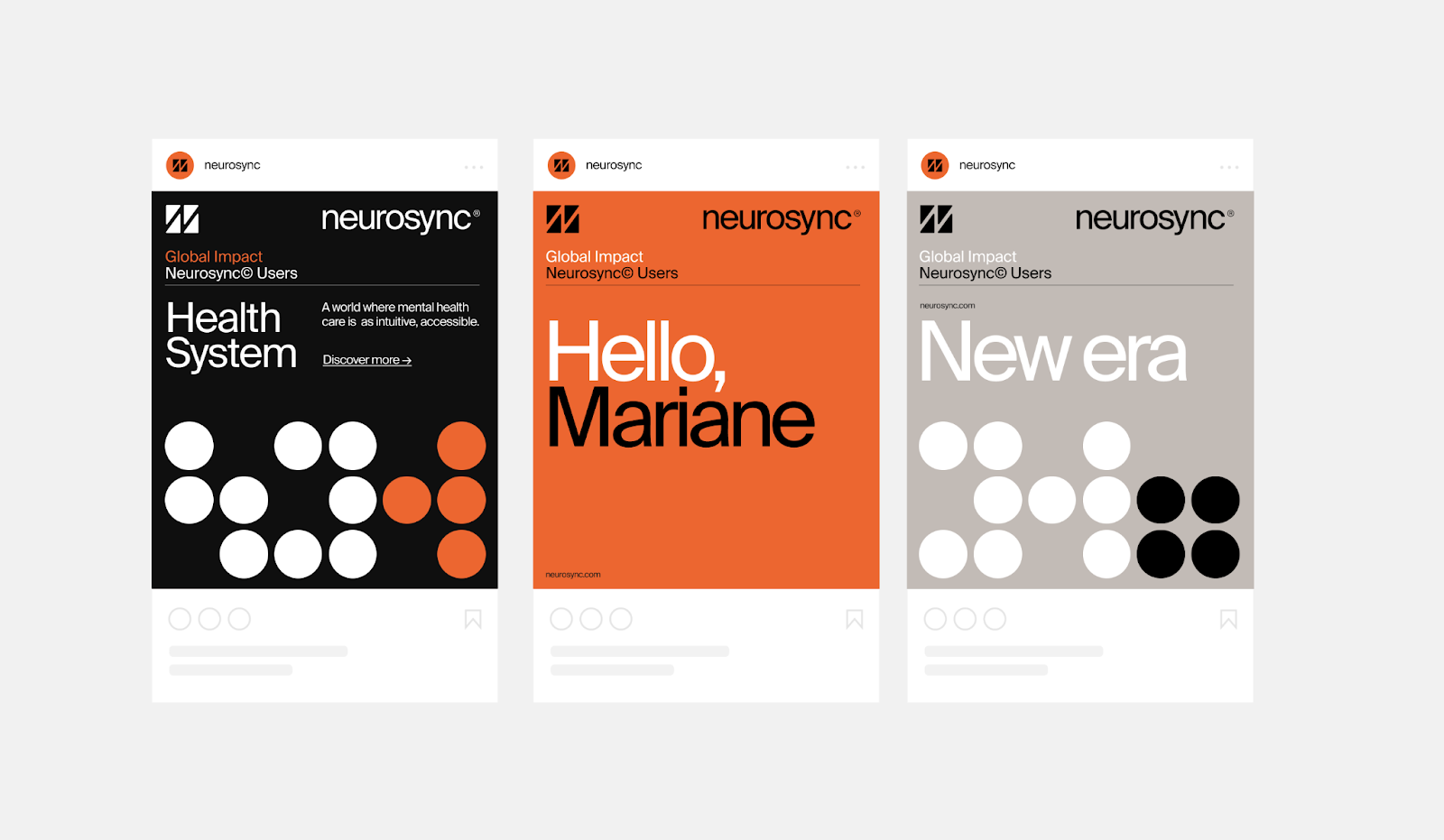Image from the Crafting Calm: Neurosync Branding and Visual Identity article on Abduzeedo