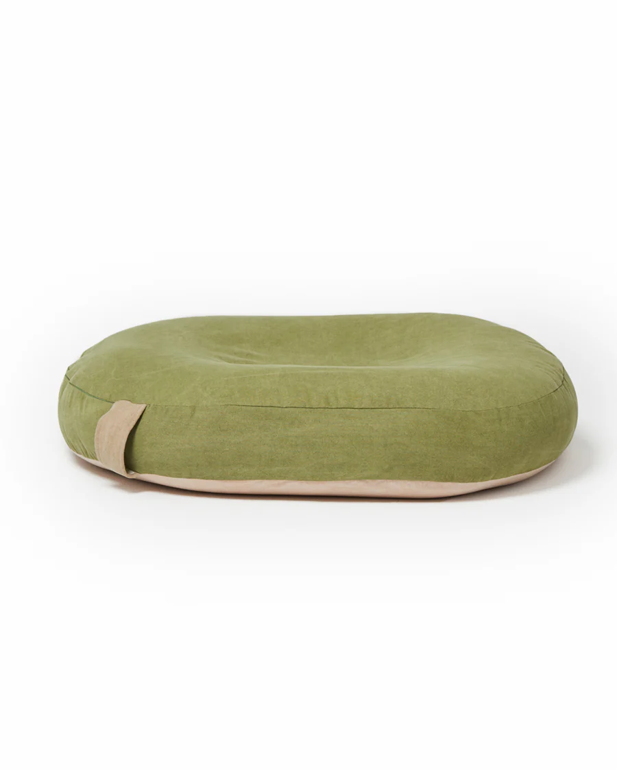 pet bed in green colour