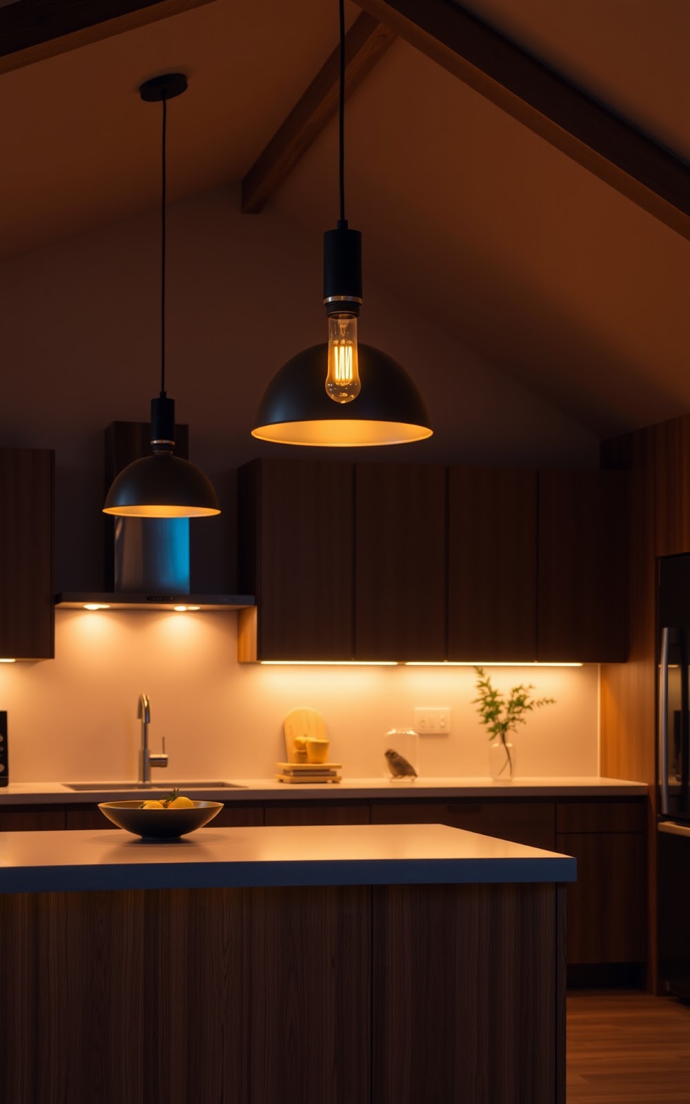 Cozy Kitchen Lighting