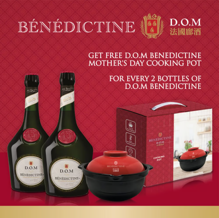 BENEDICTINE D.O.M & cooking pot