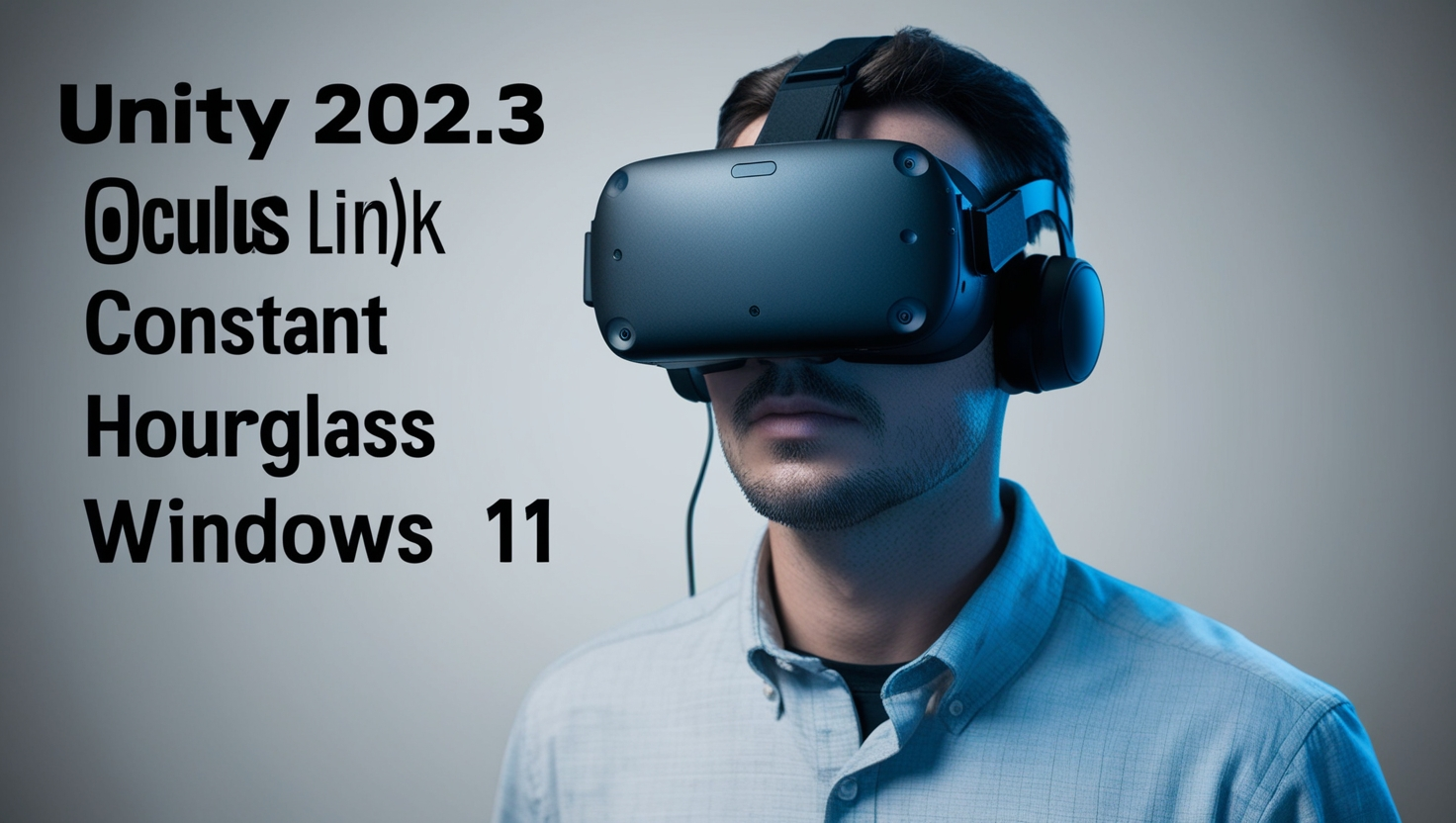 Unity 2022.3 Oculus Link Constant Hourglass Windows 11