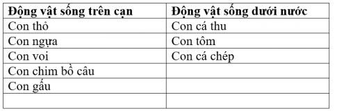 2. Phân loại thực vật và động vật theo môi trường sống