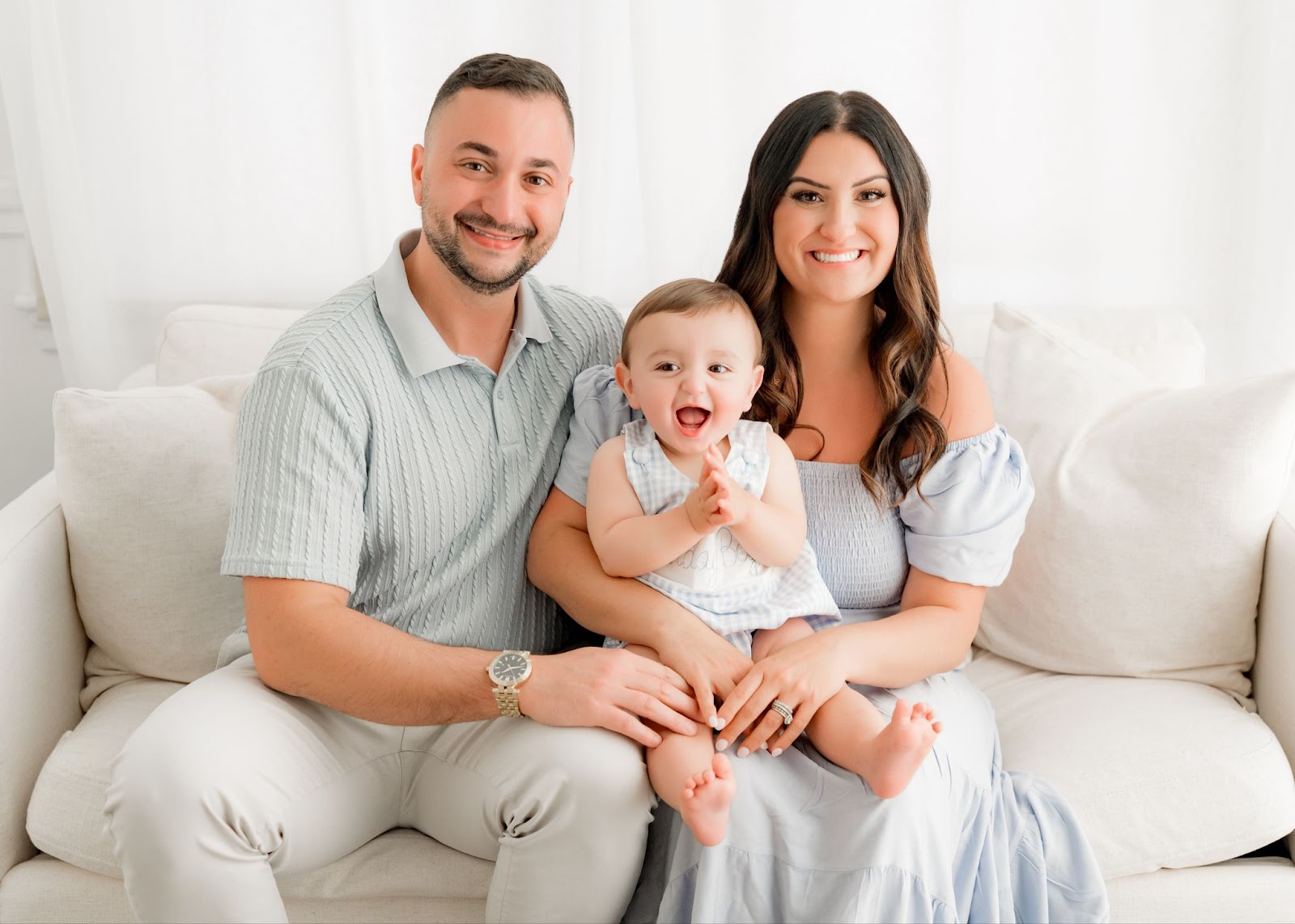 family first birthday shoot