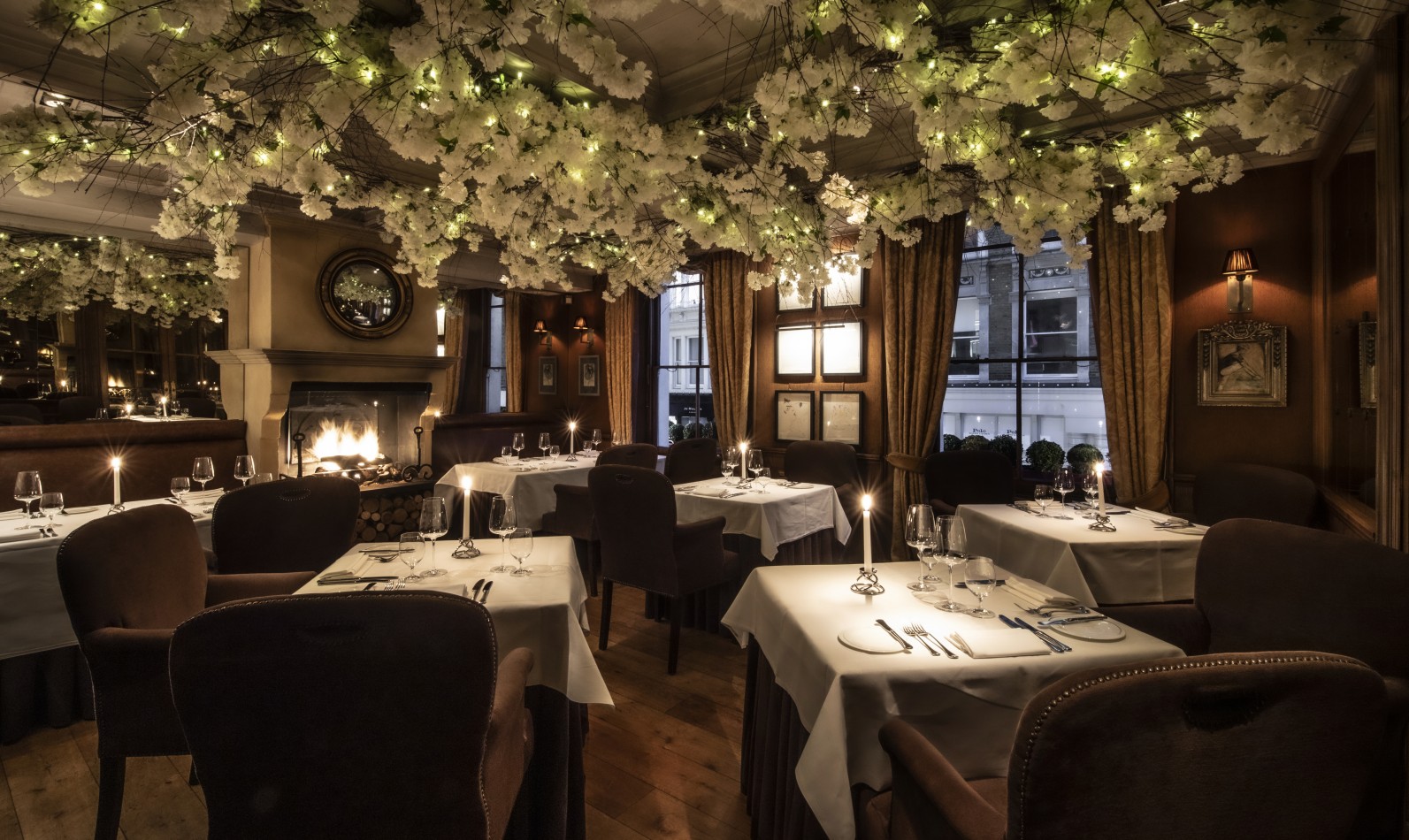 The inside of the most romantic restaurant in London