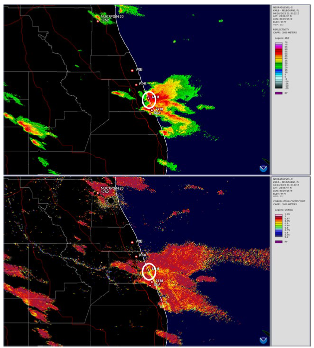 A screenshot of a satellite image of a storm
Description automatically generated