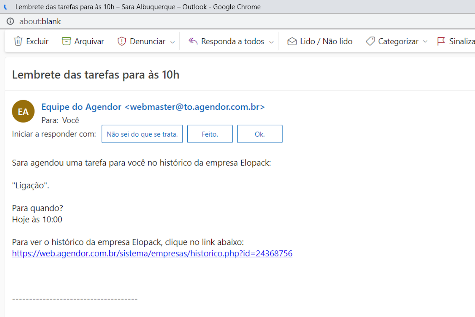 Como implementar CRM de Vendas - Exemplo de automação de tarefa do CRM do Agendor