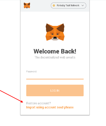 آموزش بازیابی کیف پول متامسک (MetaMask)
