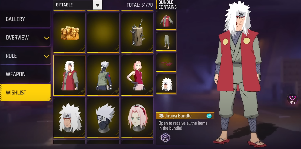 Free Fire x Naruto Shippuden Collaboration: Exclusive Items Revealed!