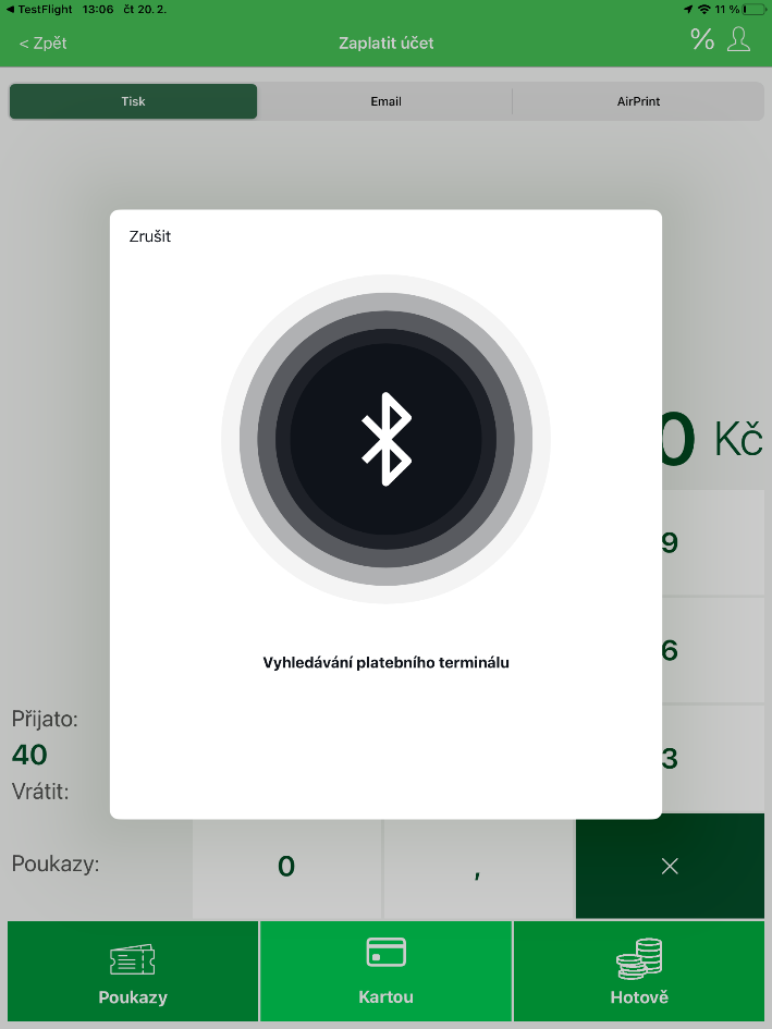 propojení SumUP a EcoPOS