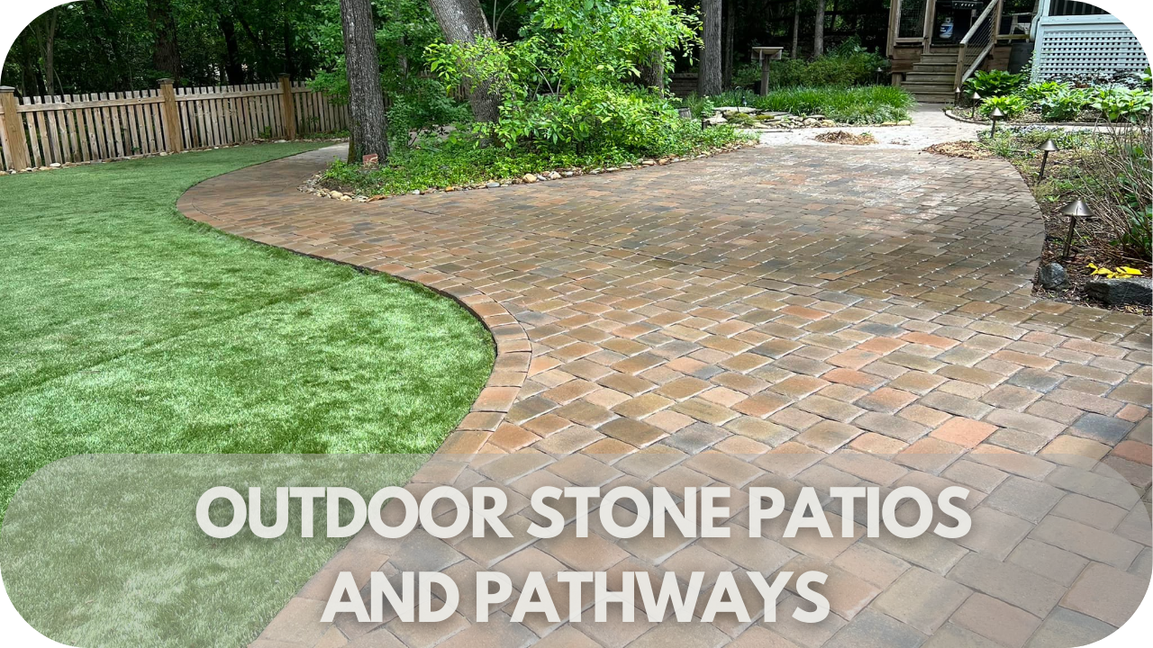 Transform your outdoor space with stunning stone patios and pathways.